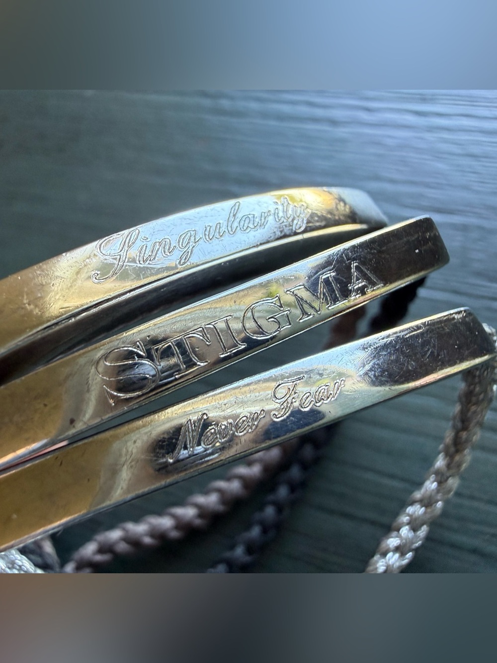 Monica Vinader Linear Friendship Bracelet x 3 Pre-Engraved! - Picture 5 of 5